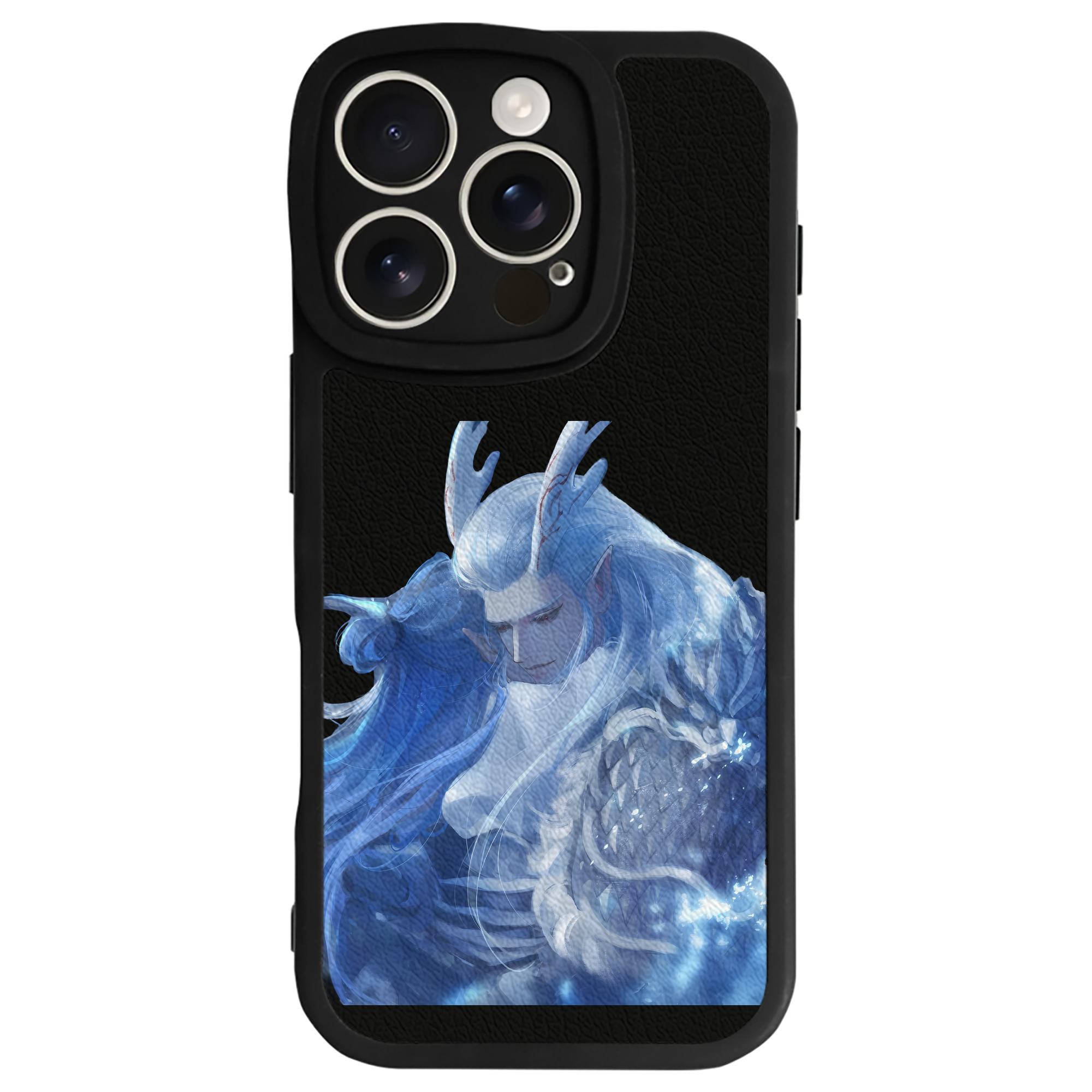 （画像用） Ne Zha 2 ナタ 魔童の大暴れ 【iPhone 16シリーズ対応】シリコンスマホケース（レザー調） 材質：シリコン